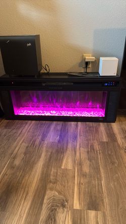 W100-13 ELECTRIC FIREPLACE AND HEATER