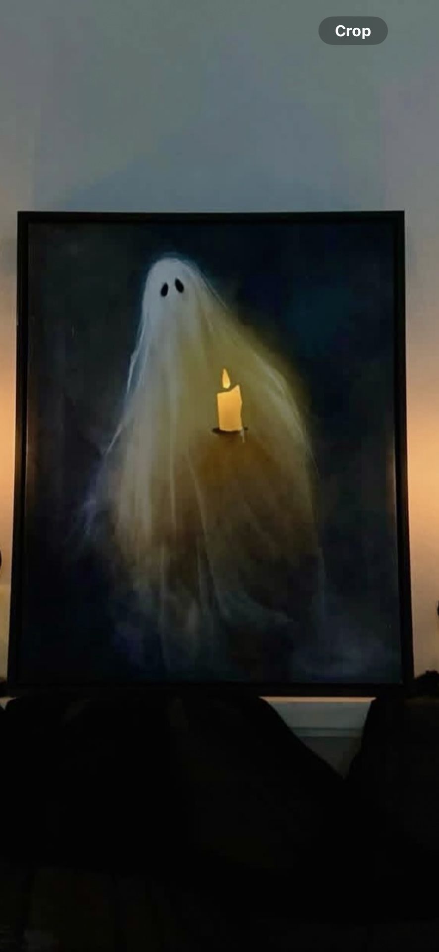 Kirklands Led Ghost Canvas