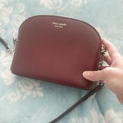 Kate Spade Burgundy Dome Bag