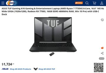 Asus Tuf A16 advantage edition