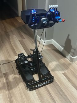 Turtle Beach VelocityOne Flight Sim Setup Yoke Throttle Rudder Pedals Stand Xbox/PC