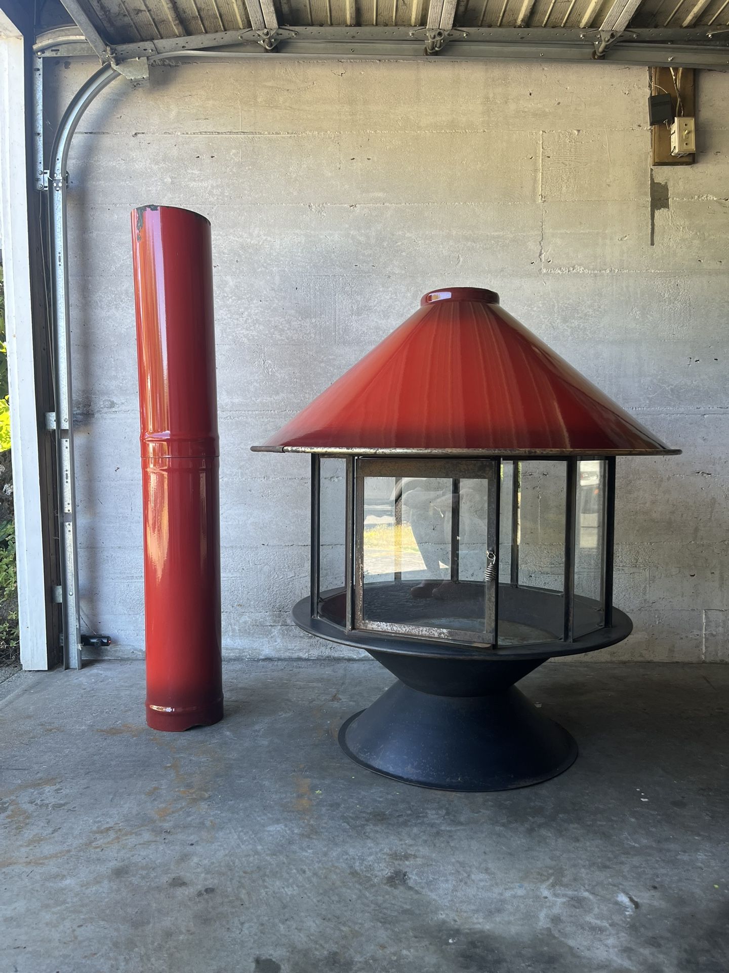 Vintage 60s Malm Imperial Carousel Fireplace
