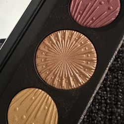 Lightly Swatched MAC Cosmetics Highlighter Blush Pallet 