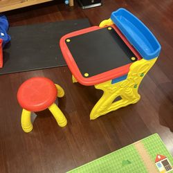 Crayola Play 'N Fold 2-in-1 Art Studio Easel Desk and Chair