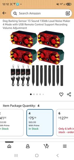 Qualirey 4 Pcs Solar Outdoor Motion Sensor Alarm with Stake