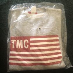 The Marathon Clothing S Crewneck Gray Red White TMC