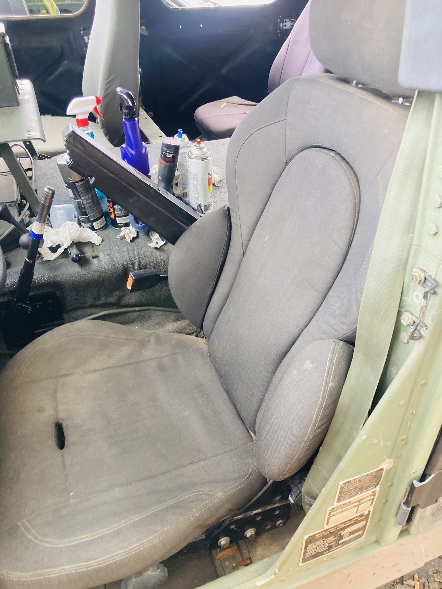 4 Military Humvee M998, Hmmwv, Hummer H1 Seats For Sale.