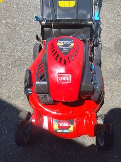 Toro Super Recycler self propelled mower like new
