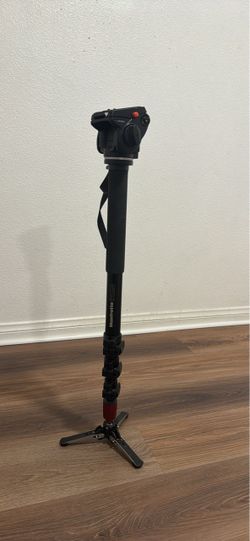 Manfrotto 561BHDV-1 Professional Video Monopod with Fluid Head