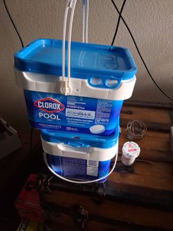 Chlorine  pool tablets