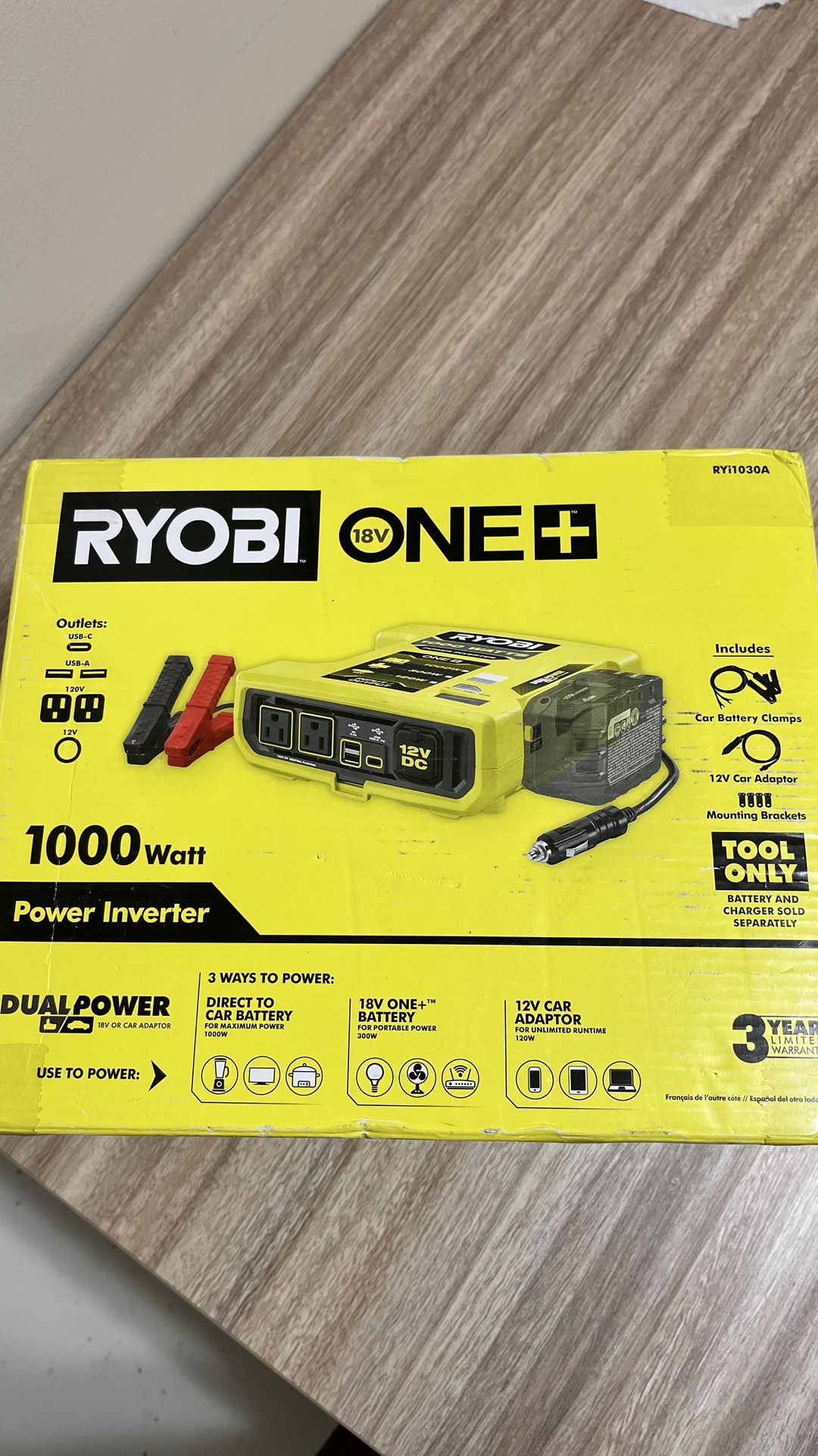 Ryobi Power Inverter