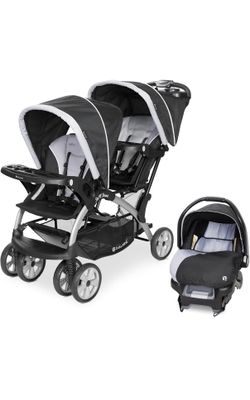 Double Stroller With Car seat