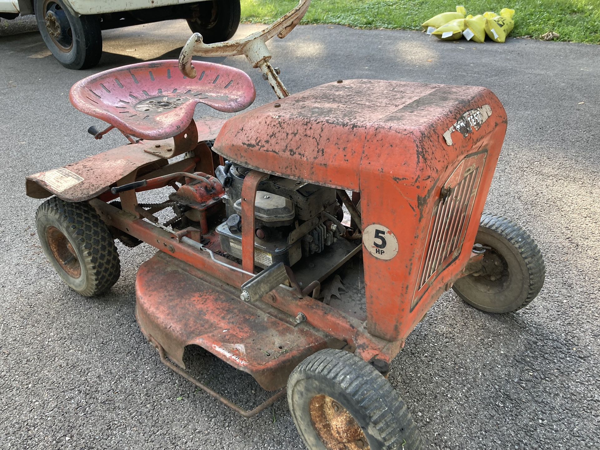 Vintage Rat Rod Riding Mower