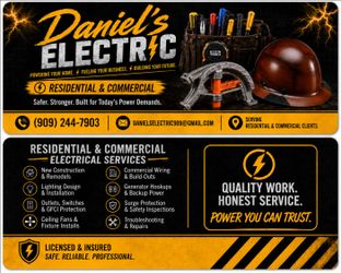 Panel Upgrade / Ceiling Fan / EV Charger etc.