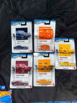 Hot Wheels Pantone Silver Series Complete Set of 5