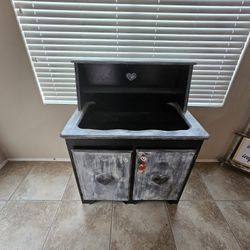 Antique Baby Changer And Or Coffee Bar