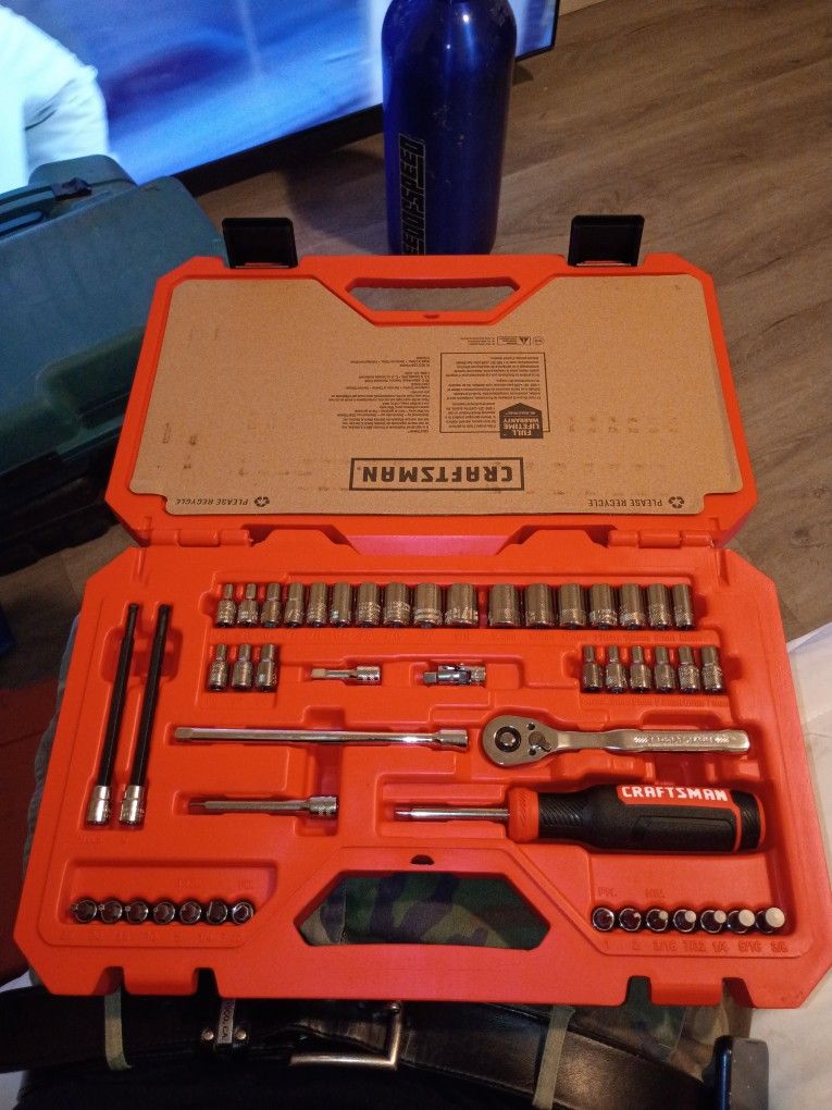 Craftsman 1/4" Drive Socket Ratchet Set