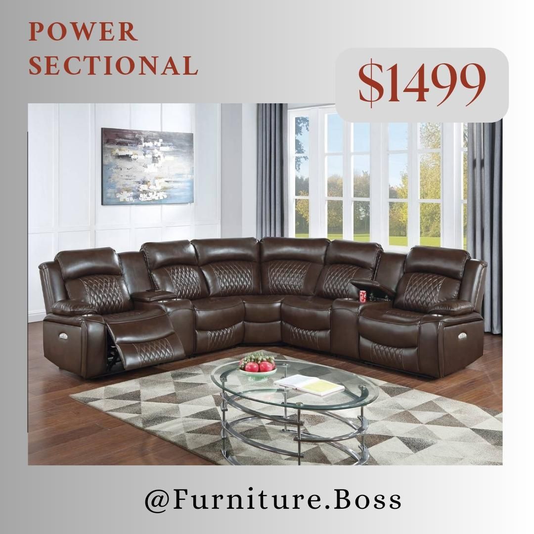 Leather Sectional Sofa With Reclining Seats