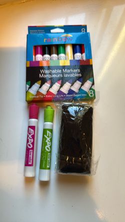 Planner, 30 Day Small White Board Calendar, Laminated Jumbo Calendar, Markers Etc 