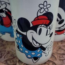 Disney Minnie Mouse Porcelain Container Canister Jar With Lid