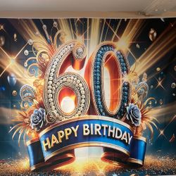 60th Birthday Banner 