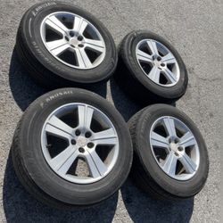 4 - 205/65r16 5x100 5x3.94 Stock Subaru Forester Crosstrek Outback TC Toyota Prius Impreza Wheels Rims Good 80% Treads Tires 2024 DOT!
