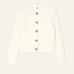 ba&sh GASPARD Cardigan Jacket – Size Small (Black & White) $150 For Both