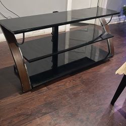 Black Tv Glass Table