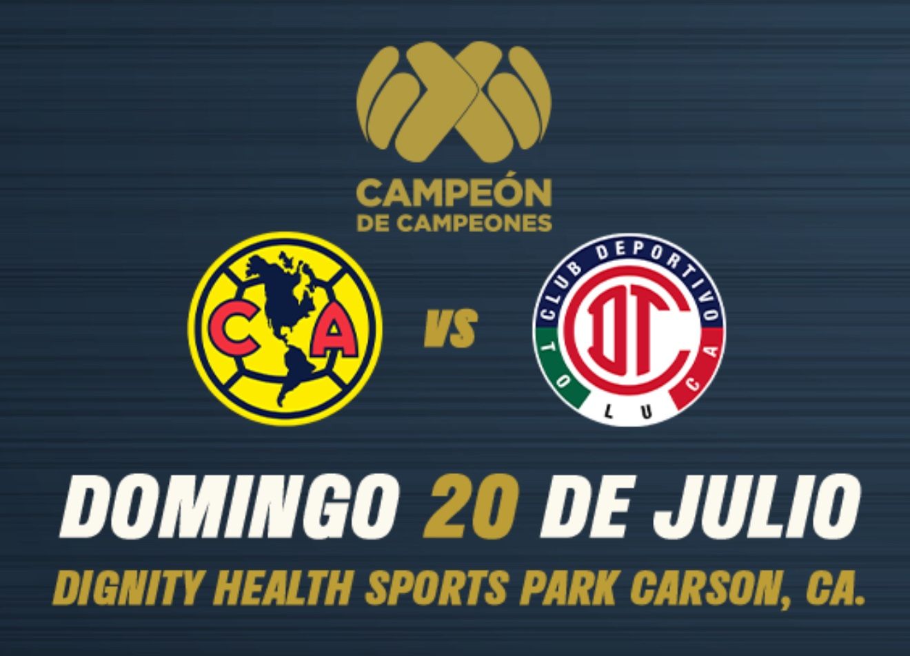 Boletos America vs Toluca