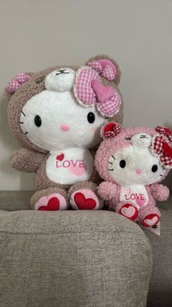 Valentines Hello Kitty Plushies