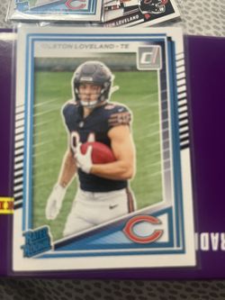 Colston Loveland Football Cards