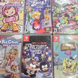 Each  between 15 to 80
Nintendo switch games Different prices for each 
Nintendo switch game 2