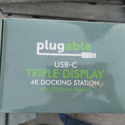 Plugable Triple Display 4k Docking Station