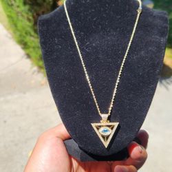 Rope 14k Con Dije Para Mujer 