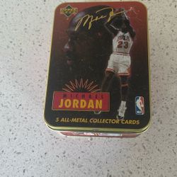 Michael Jordan Metal Cards  Upper Deck 