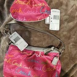 Nwt Coach Purse And Coin Purse