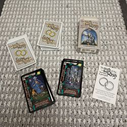 The Lord of the Rings Tarot Deck & Card Game Tolkien Complete Game LOTR 1996