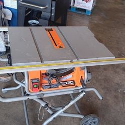 RIDGID CORDED TABLE SAW 10 IN 