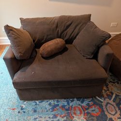 Crate And Barrel Oversized Arm Chair 