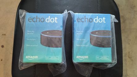 (2) Amazon echo dots - New In Box!!!