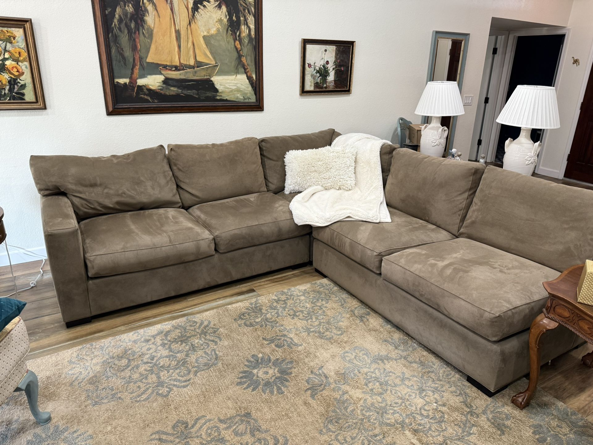 Crate & Barrel Sectional