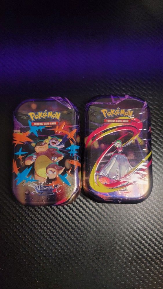 POKEMON TCG MEGA EVOLUTION Mini Tins SET OF 2 NEW SEALED.