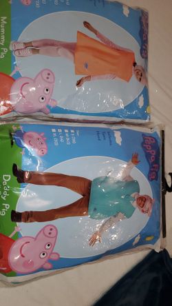 Peppa Pig Costume Daddy Pig & Mummy Pig 
