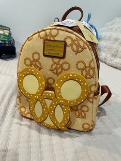 Loungefly Disney Parks Mickey Mouse Pretzel Scented Mini Backpack