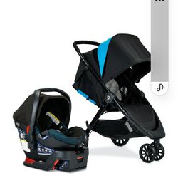 Britax Travel System - Jogger Stroller, Infant Car Seat Plus Base
