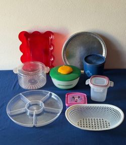 Tupperware food storage containers