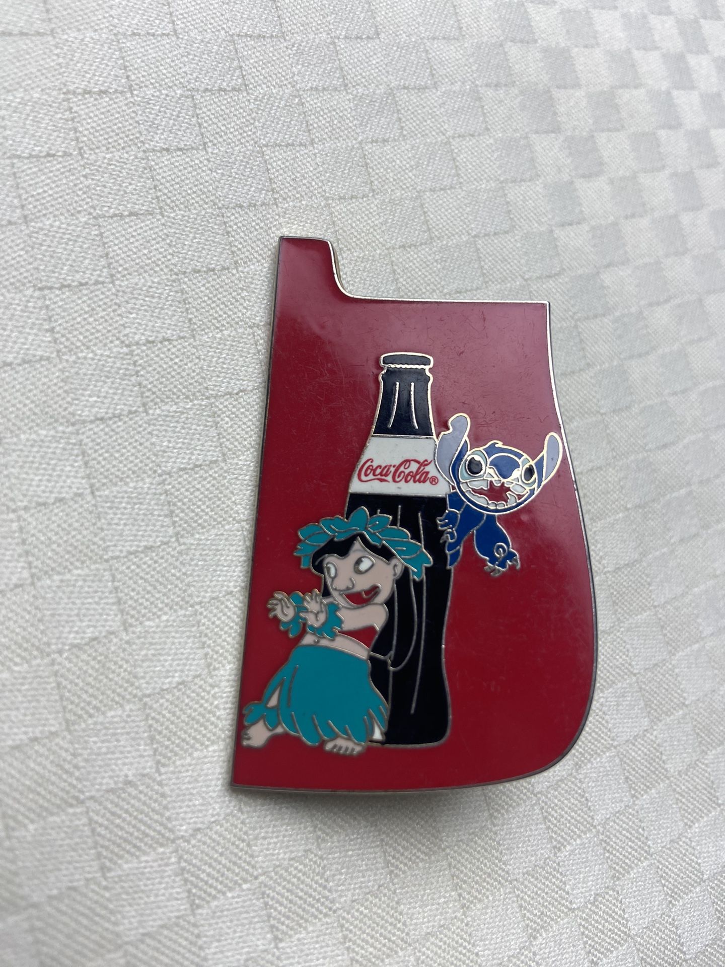Disney Vintage Coca Cola Lilo And Stitch Pin 