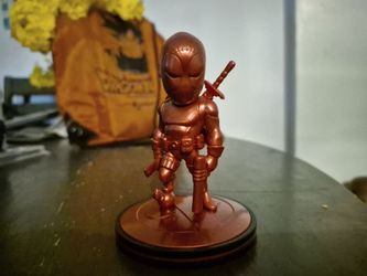 Marvel Deadpool Metallic Variant Q- Fig Vinyl Figure (No Box)
