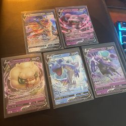 5 Ultra Rare Pokemon Cards / Lapras V, Granbull V, Zamazenta V, Whimsicott V,  Calyrex V / NEAR MINT for Sale in Fort Lauderdale, FL - OfferUp
