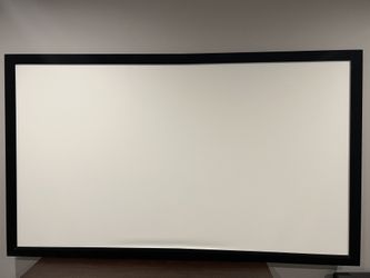 Silver Ticket Products Home Theater Fixed Frame Movie Projection Screen, 16:9 Format,